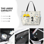 Beach Bag for Women Beach Tote Bag Waterproof Sandproof Large Bags - Image 3