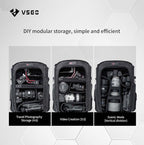 VSGO 25L Professional Camera Backpack, Extra Large Capacity, Travel & Commuting - Image 7