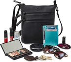 Crossbody Sling Bag for Women Small Real Leather Purse Vintage Travel Crossover - Image 6