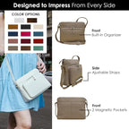 ili New York Genuine Leather Crossbody Bags - Image 2