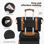 LONG VACATION 3 Piece Carry On Luggage 20 Inch Suitcase - Image 5