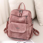 PU Leather Backpack Purse for Women Fashion Multipurpose Design Handbag Ladies - Image 4
