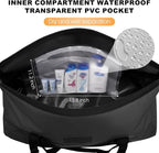 Waterproof Duffel Bag, 50L Roll-top Motorcycle Dry Bag - Image 4