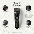 MANSCAPED® The Beard Hedger® Premium Men's Beard Trimmer, 20 Length Adjustable - Image 2