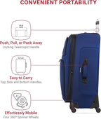 SwissGear Sion Softside Expandable Luggage, Checked-Large 29-Inch - Image 2