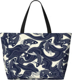 Beach Bag for Women Beach Tote Bag Waterproof Sandproof Large Bags - Image 2