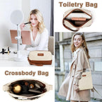 Weekender Bag for Women, Travel Duffel Bag Carry On Overnight Bag - Image 5