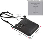 Crossbody Sling Bag for Women Small Real Leather Purse Vintage Travel Crossover - Image 3