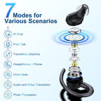 AI Translation Earbuds Real Time, 164 Language Translator Earbuds, 3-in-1 - Image 3