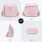 Crossbody Purse for Women, Lightweight Medium Crossbody Bag Soft Leather - Image 7
