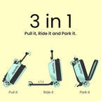 iSporter Luggage Scooter for Kids Ages 2-5 | Ride-On Suitcase Scooters for Boys - Image 3