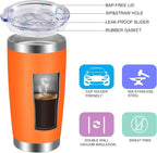VEGOND 20oz Tumbler with Lid and Straw Stainless Steel Tumbler Cup Bulk Vacuum - Image 2