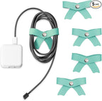 SenseAGE 5 Pack Cord Organizer, Bow Cord Keeper, Cable Organizer USB Holder by SenseAGE