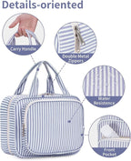 Narwey Striped Hanging Toiletry Bag - Image 5