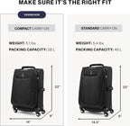 Travelpro Maxlite 5 Softside Expandable Carry on Luggage - Image 7