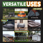 RAINDEWAY Tarps Heavy Duty Waterproof 15x15 Feet, 10Mil Multipurpose Poly Tarp - Image 7