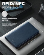 VULKIT Passport Holder Wallet RFID Blocking Travel Wallet - Image 3