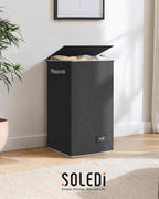 SOLEDI Laundry Hamper with Lid 90L Large & Tall Collapsible Laundry Basket - Image 8