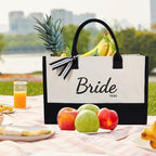 TOPDesign Canvas Tote Bag, Bridal Shower Gifts - Image 3