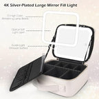 MOMIRA Makeup Bag with Mirror and Light Travel Makeup Train Case Cosmetic Bag - Image 3