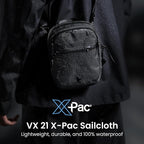 tomtoc Aviator-T37 X-Pac Travel Crossbody RFID Blocking Bag, Holds 4-6 Passports - Image 2