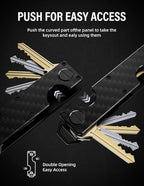 Key Organizer Key Holder Compact Key Case Minimalist Metal Key Chain Key Holder - Image 5