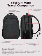Lenovo B325 Laptop Backpack, Anti-Theft Travel Backpack, External USB Port - Image 7