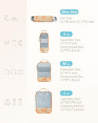 BAGSMART 6 Set Compression Packing Cubes - Image 3
