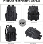 KingTo Laptop Backpack for Men Luxury Anti-Theft Travel Backpack Casual - Image 3