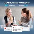 AI Translation Earbuds Real-Time 3-in-1 Language Translator Earbuds Lifetime - Image 2
