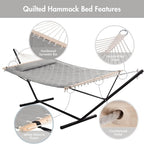 ANOW Double Hammock with Stand 12FT, Heavy Duty Hammocks with Stand - Image 4