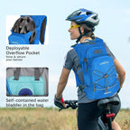 LARIPOP Hydration Backpack, 18L Hiking Backpack - Image 7