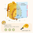 mommore Toddler Backpack for Girls Boys 2-4, 3D Cartoon Mini Kids Travel Bag - Image 5