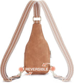 Telena Small Sling Bag for Women Leather Crossbody Fanny Packs Chest Bag for - Image 5