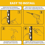 QudraKast Horizontal Fishing Rod Holder - Image 5