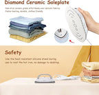 Newbealer Travel Iron with Global Voltage, 100-240V Mini Dry Iron - Image 8