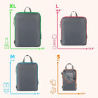 Compression Packing Cubes Travel, 4 Set/6 Set Packing Cubes - Image 4