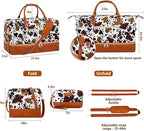 Weekender Bag for Women, Travel Duffel Bag Carry On Overnight Bag - Image 6
