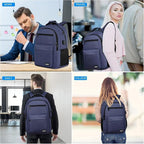 School Backpack for Teen Boys, 17.3 Inch Laptop, USB Charging Port, Anti-Theft - Image 6