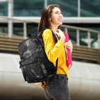 17 Inch School Backpack, Classic Bookbag Men and Teen Boy Schoolbag - Image 2