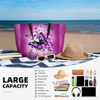 Beach Bag for Women Beach Tote Bag Waterproof Sandproof Large Bags - Image 5