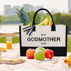 TOPDesign Embroidery Canvas Tote Bag - Image 4