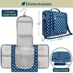 PAVILIA Extra Large Toiletry Bag Travel Bag - Image 2