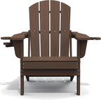 SERWALL Adirondack Chair with Cup Holders - Image 11