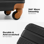 LONG VACATION 6 Piece ABS+PC Hardshell Luggage Set - Image 3