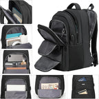 Paude Laptop Backpack, 17.3 Inch School Backpack Large Bookbag - Image 7