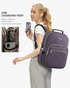 LOVEVOOK Laptop Backpack Purse for Women, Large Capacity Travel Business - Image 5