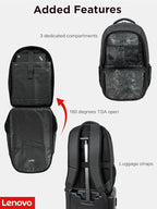 Lenovo B325 Laptop Backpack, Water-Resistant Travel Backpack - Image 6