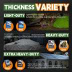 RAINDEWAY Small Tarps Heavy Duty Waterproof 5x5 Feet, 10Mil Multipurpose Poly - Image 8