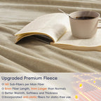 PHF Oversized King Fleece Blanket 120"x120", No Shed No Pilling Big Soft Blanket - Image 7